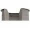 Linea Italia Reception Desk 11.1 ft D X 46 in H, 11.8 ft W X Thermofused Laminate, Ash ZUD299 - alternate 4